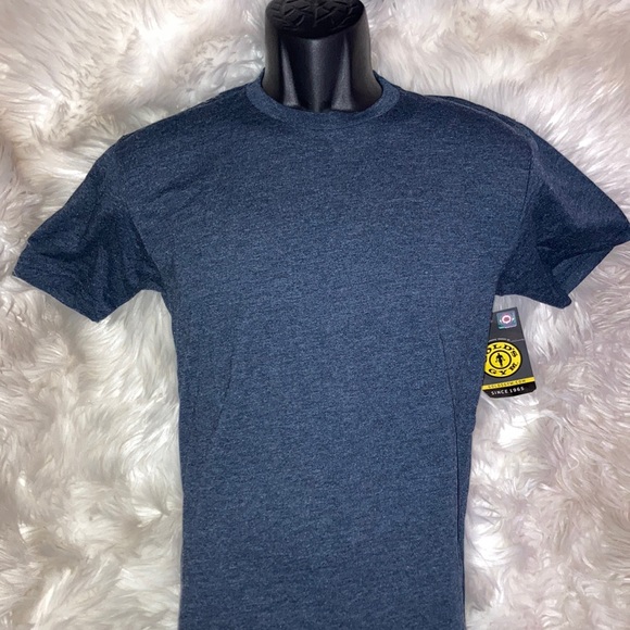 GOLD’S GYM Blue SHREDDED T-Shirt - Picture 2 of 11